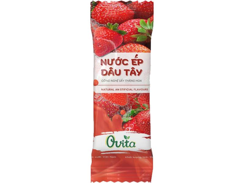 COMBO 10 Viên Lẻ Nước Ép Trái Cây Sấy Thăng Hoa Ovita -  Giữ Vẹn Hương Vị Tươi - Mix Vị chuẩn vị trái cây tươi 5