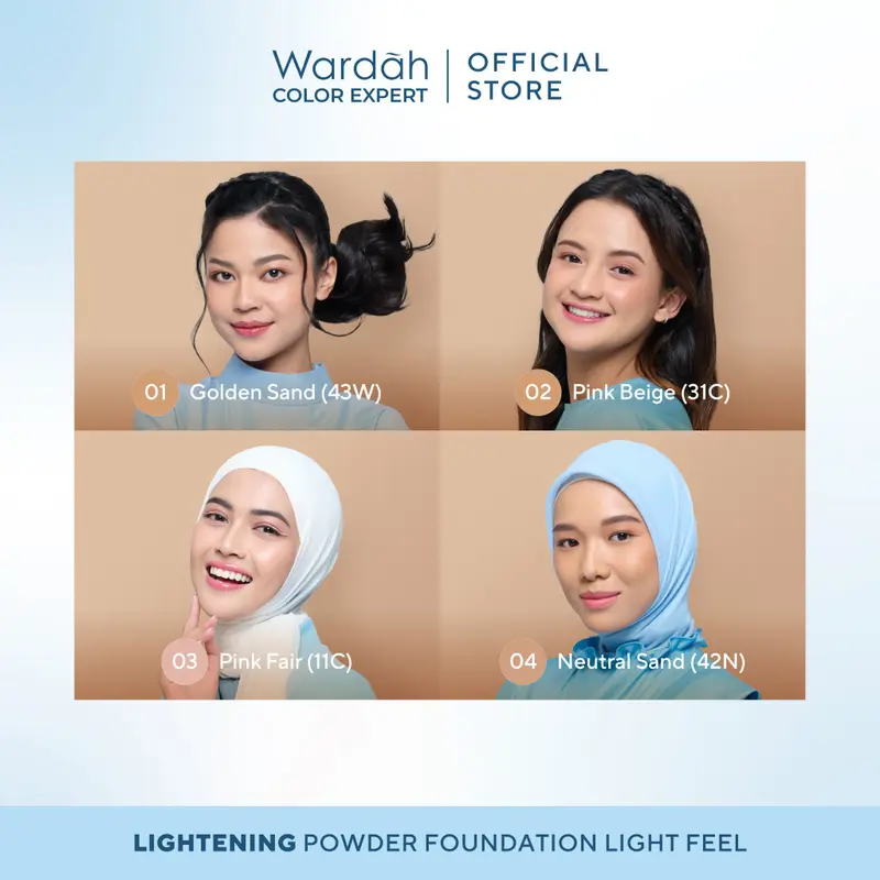 Wardah Lightening Powder Foundation Light Feel SPF 15 PA ++ 2