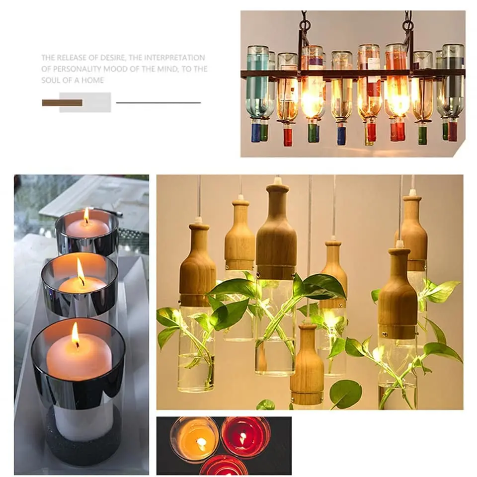 Vỏ chai rượu vang ý,pháp,đức,chile,nam phi 750ml trang trí nhà cửa