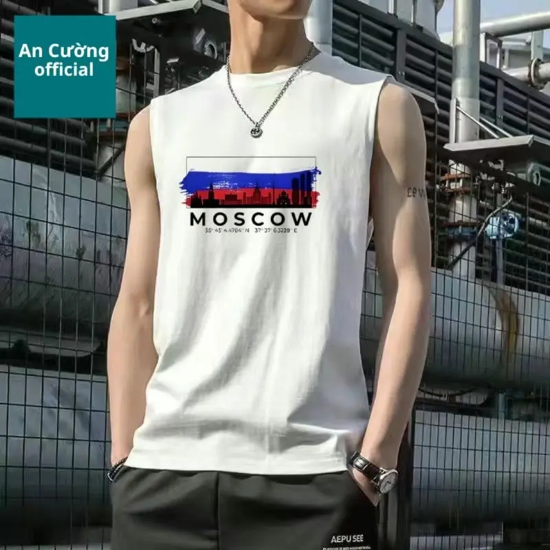 Áo ba lỗ nam unisex sát nách nam áo tanktop thể thao vải thun lạnh co dãn 4 chiều  - ancuong.official-07 Nhung Menswear