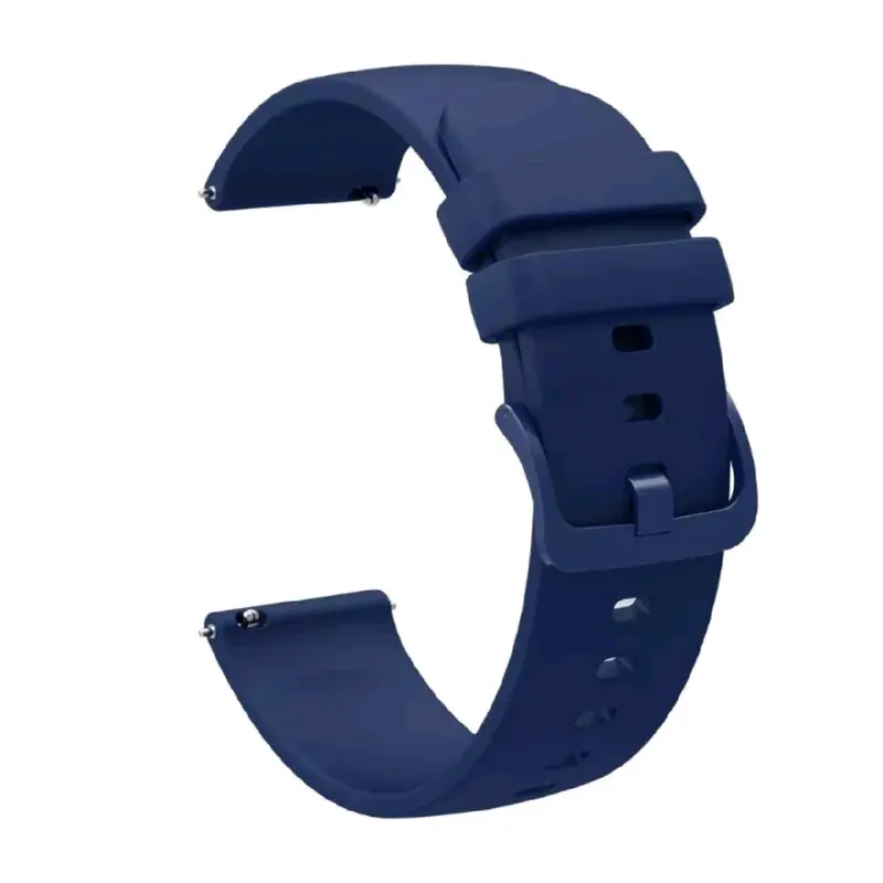 Dây silicon trơn mịn dành cho đồng hồ cơ và Smartwatch size 20mm và 22mm 4