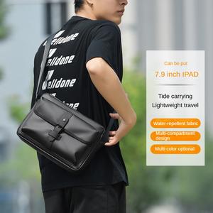 New style large capacity shoulder bag, simple casual style bag, suitable for laptop or iPad, unisex, waterproof and wear-resistant fabric, suitable for daily use or office work travel sports use