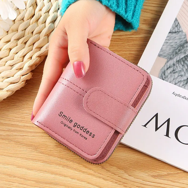 878 COD DOMPET WANITA IMPORT MURAH REAL PIC/ Dompet Lipat Pendek Dompet Wanita Resleting Dompet Kartu Kecil 0