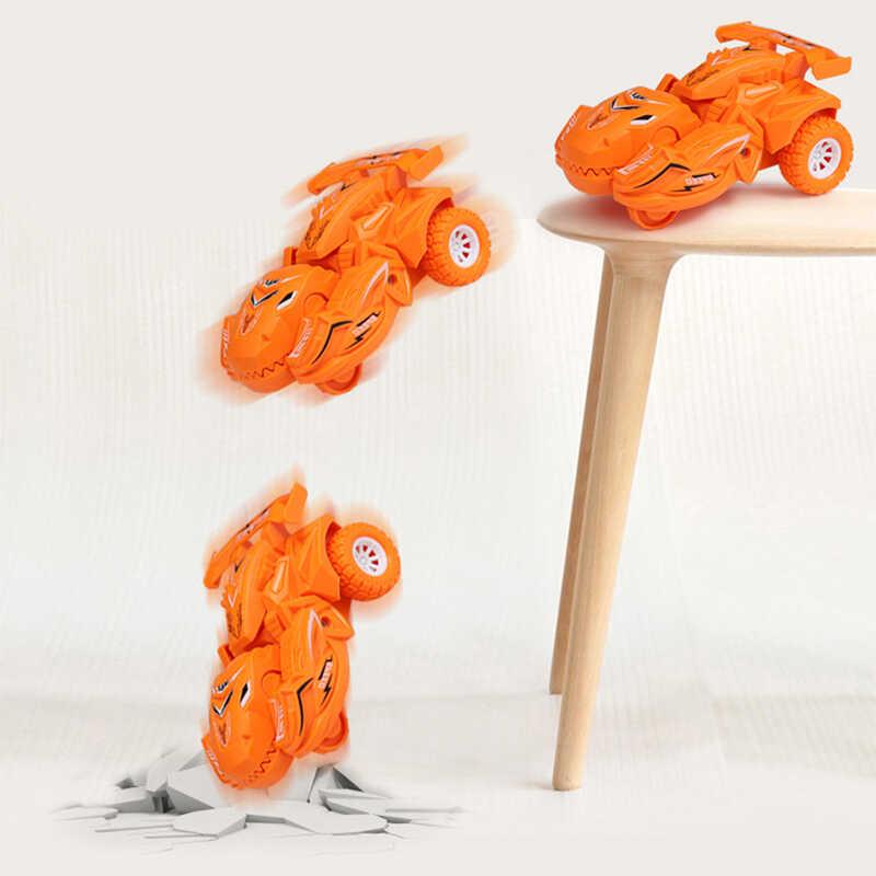 Product Introduction of 2 IN 1 Dinosaur Deformation Car Model For Boys One Step Action Collision Transformation Mini Vehicles Toy Gift for Children 6