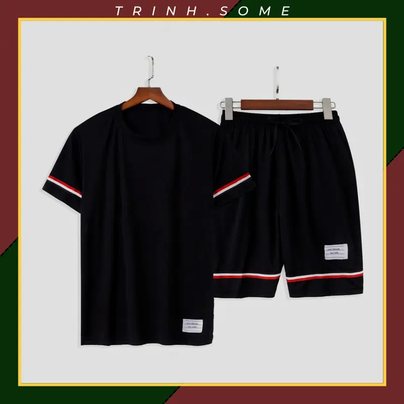 Bộ Thể Thao Nam Mặc Nhà thun lạnh, bộ quần áo hè ngắn tay, Nhung Menswear Đủ size S - 2XL, Thoáng Khí, Thoải Mái thom. Mã SĐ-03 1