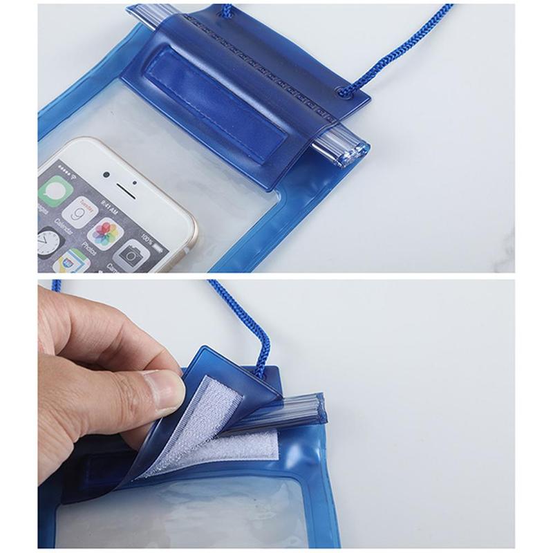 Product Introduction of Transparent Dustproof And Waterproof Bag For Mobile Phones, Touch Screen Swimming And Diving J3F2 32