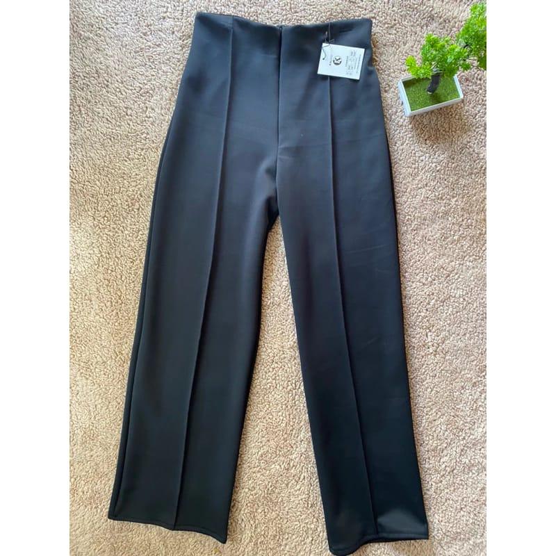 Celana Wanita Kulot Scuba Tebal Panjang Sampai Kaki Premium / ZIPPER CULLOTE SCUBA SUPER JUMBO 7