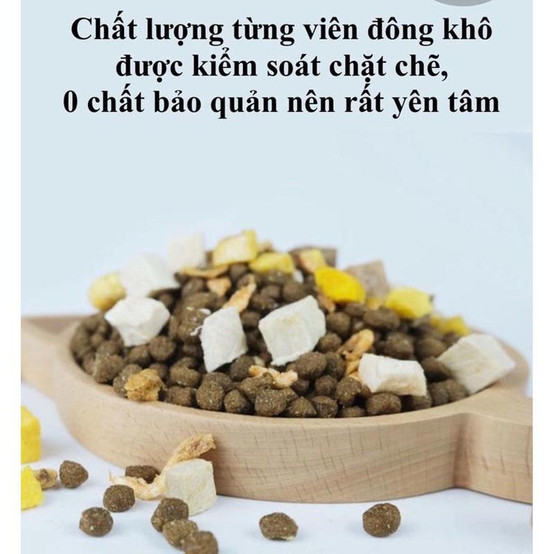 [Bịch 5kg] Thức ăn hạt cho mèo trưởng thành Cá Heo DOLPHIN kết hợp 6 đông khô Bao bì mới - DuckPet 2