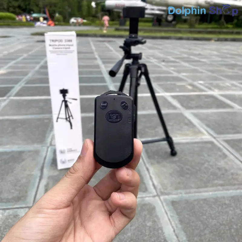 Tripod 3388 Máy Ảnh, Điện Thoại Chụp Ảnh, Quay Video Từ Xa Qua Nút Remote Bluetooth 5