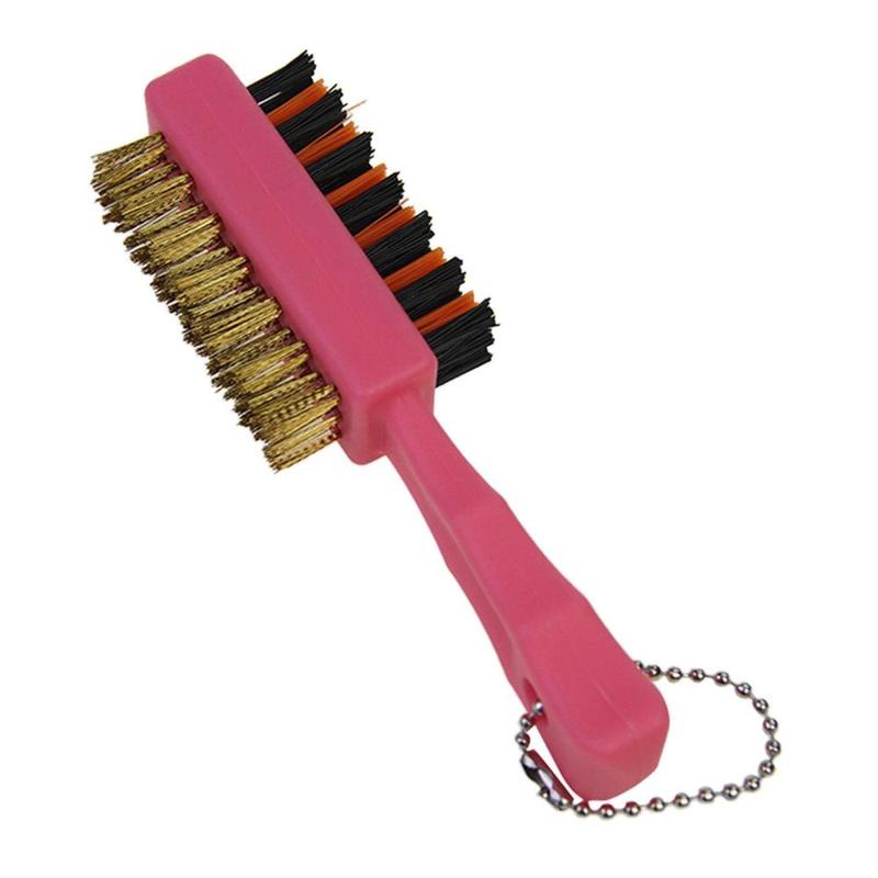 Golf Club Brush Professional Double Sided Portable Multipurpose Cleaner Brush for Father's Day Enthusiast Men Outdoor Training 7