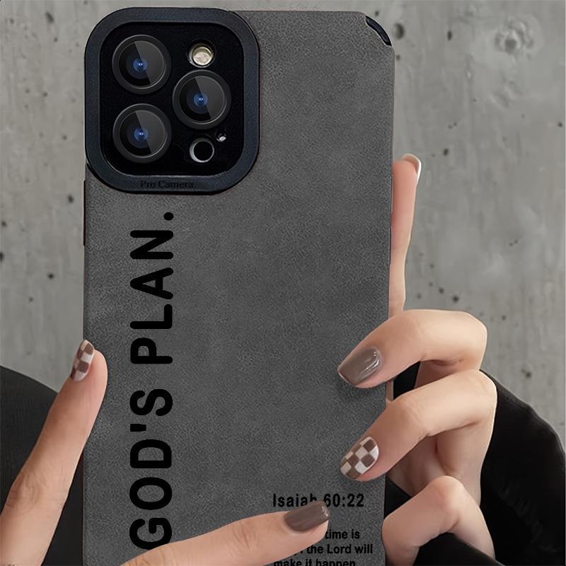 Product Introduction of Faux Leather Phone Case, Shockproof Phone Protective Cover, Phone Accessories Compatible with iPhone 11 12 13 14 15 Pro Max, Casing 4