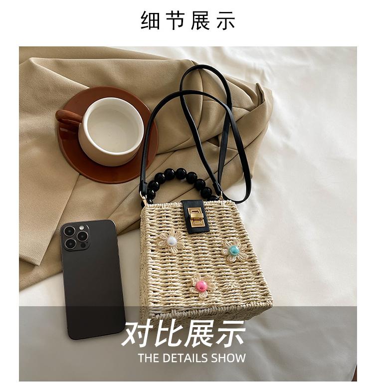 Product Introduction of Túi Rơm Dệt Tay INS, Thiết Kế Đặc Biệt Túi Vuông Nhỏ Phong Cách Phương Tây Bờ Biển Mới, Túi Messenger Đeo Vai, Xu Hướng 2025 11