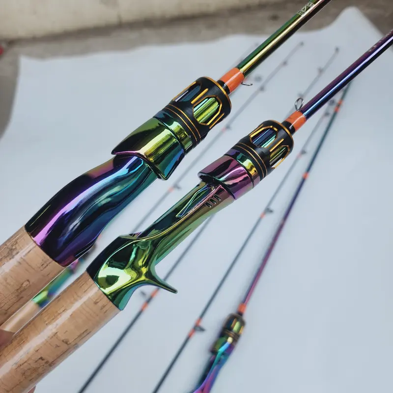 Cần câu Lure - UL Titan nhẹ Mẫu mới 2023 Fishing Bắt Cá Đi Câu Câu Cá cần  câu cần  ul 1