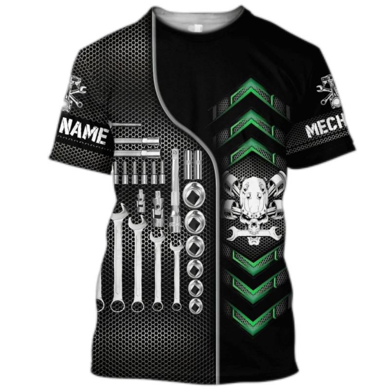 Product Introduction of Men's Fabric, Loose, Mixed with Geometric Tiger Print, Suitable for Outdoor Activities in Summer 14