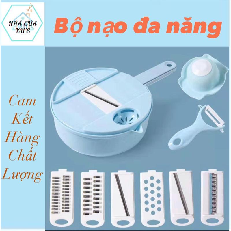 Bộ Dụng Cụ Nạo Bào Rau Củ Quả Đa Năng Siêu Tiện Lợi An Toàn Không Lo Đứt Tay