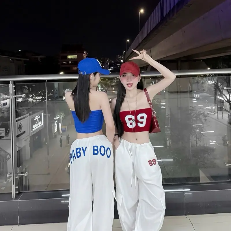 Set số 69 mix quần xuông chữ