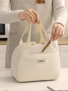 Bolsa para el almuerzo con patrón floral, de gran capacidad, bolsa térmica duradera para picnic, bolsa aislante para mujeres y hombres, caja térmica