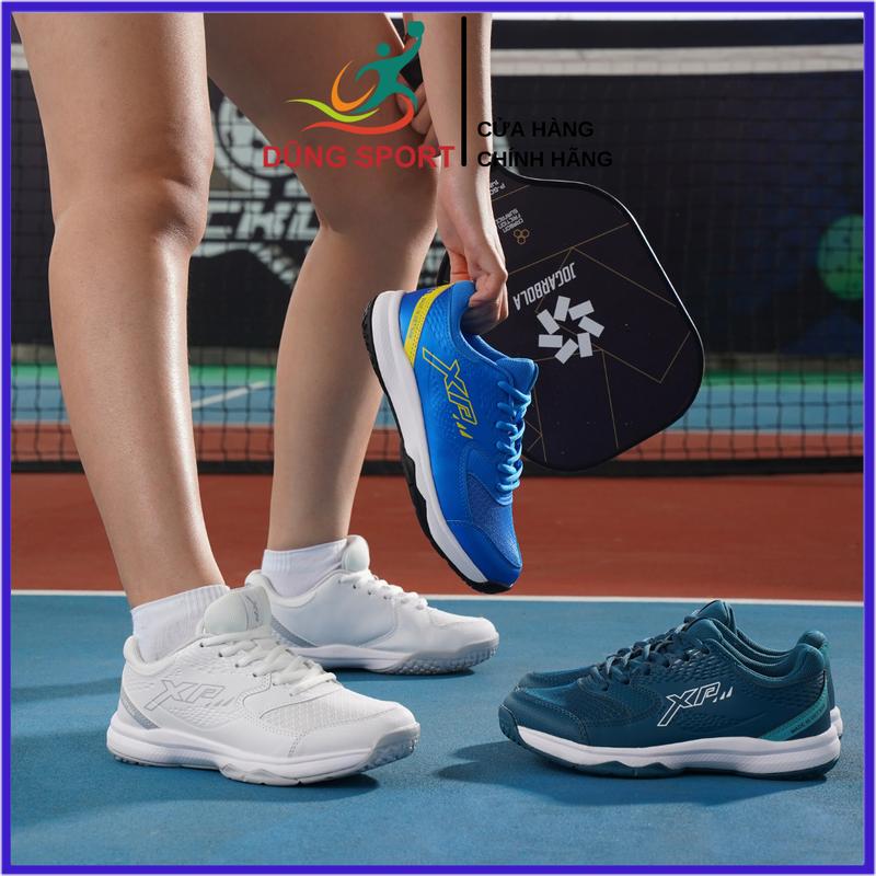  Giày Thể Thao XP V200 Nam Nữ Chính Hãng - Giày Chơi Pickleball Cầu Lông Bóng Chuyền Bóng Bàn - Đế Eva Siêu Nhẹ Chơi Sân Bê Tông Tốt - Tặng Tất Dệt Kim 