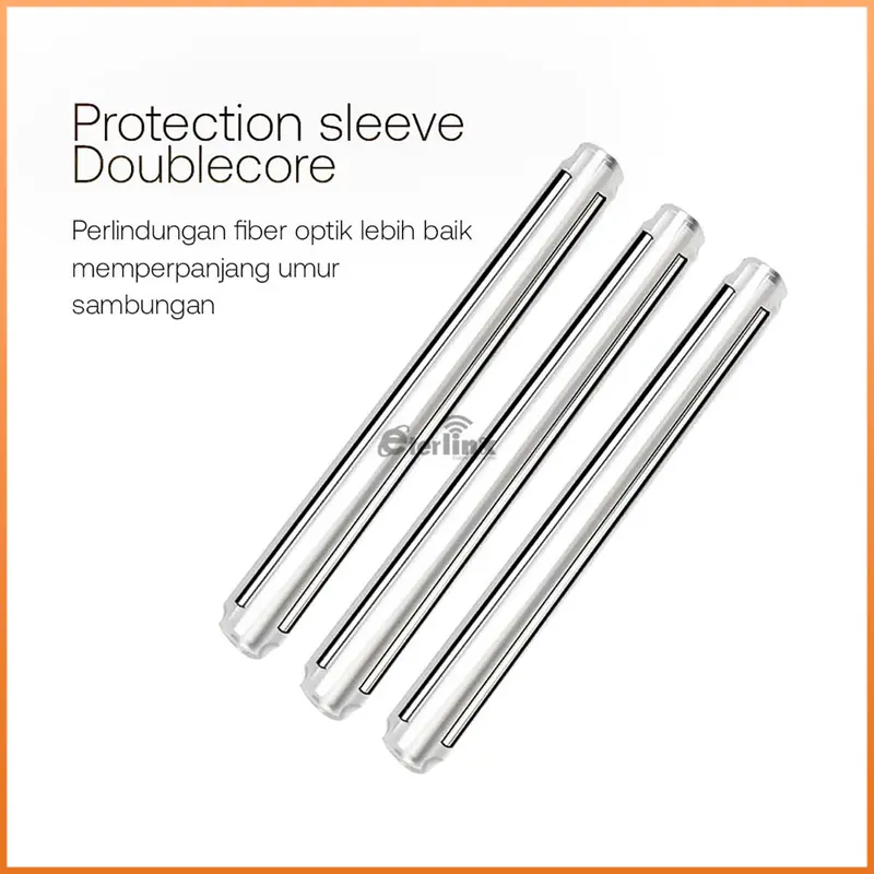 1 Pack 50 pcs Protection Sleeve Besar 2 Kawat Dropcore Fiber Optik 5