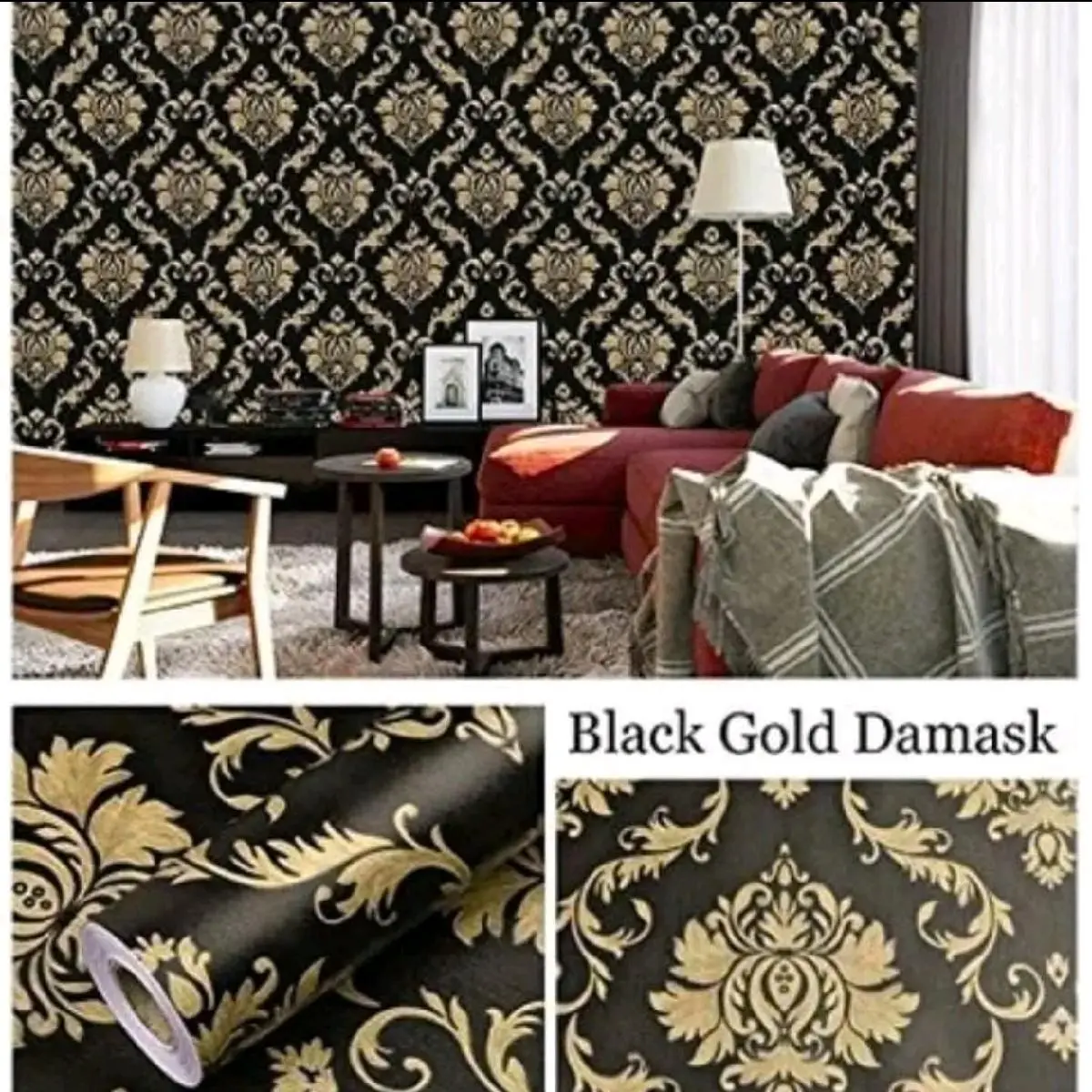 Batik Gold Hitam