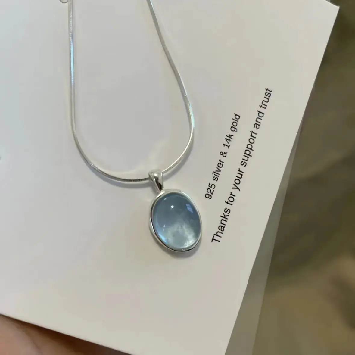 Vòng Cổ Đá Mặt Trăng Và Aquamarine, Dành Cho Nữ, Giá Cả Phải Chăng, Phong Cách Sang Trọng, Thích Hợp Cho Xương Đòn, Vòng Cổ Dây Chuyền, Phụ Kiện Dây Chuyền Áo Len, Hàng Mới Về Năm 2025