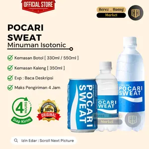 Pocari Sweat Botol [ Mini 350ml & Sedang 500ml ] dan Kaleng [ 330ml ]