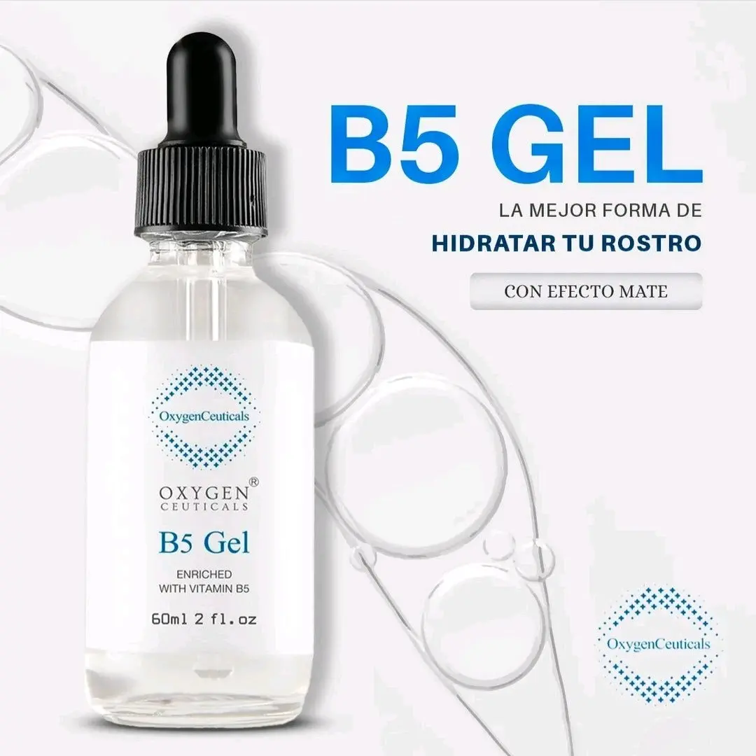 B5 Gel Oxygen ceuticals Hàng chính ngạch: Siêu phục hồi làn da Yếu Cấp nước Kiểm soát dầu Da nhạy cảm.Được tặng kèm 100 ml chiết dầu tẩy trang của hãng