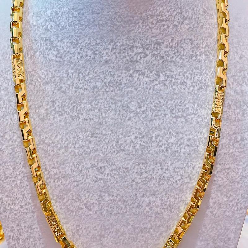 dây chuyền nam chạm khắc Kim tiền và rồng bền đẹp có khắc ký hiệu Trang Sức Jewelry