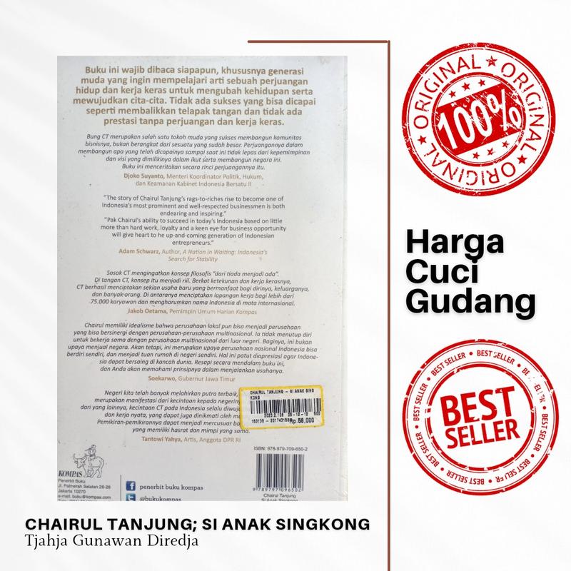 Buku Chairul Tanjung si Anak Singkong Soft Cover - Tjahja Gunawan Diredja 1