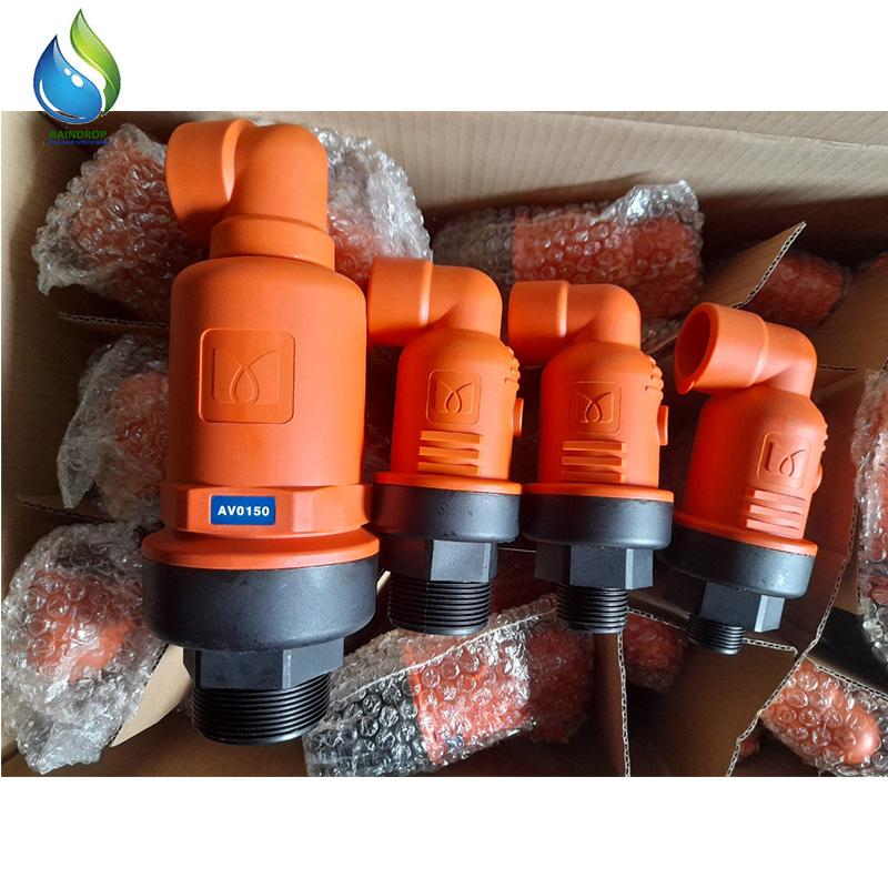 VAN XẢ KHI ĐEN CAM ĐỦ PHI 60 49 34,27 CHO HỆ THỐNG TƯỚI NHỎ GIỌT 