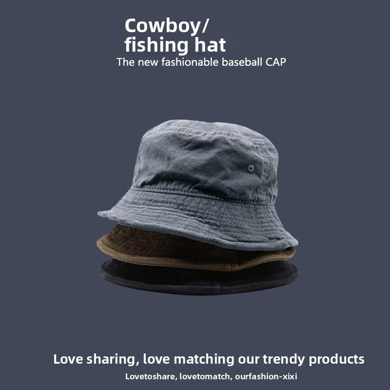 Mũ Bucket Denim Đen, Mũ Nam Và Nữ, Viền Nhỏ, Phong Cách Nhật Bản Và Hàn Quốc, Dễ Phối Đồ Cổ Điển, Che Nắng Và Chống Nắng, Thích Hợp Cho Mùa Hè, Xếp Hạng Tuyệt Vời, Tỷ Lệ Đạt Trên 99%, Cùng Phong Cách mai mũ cối đen