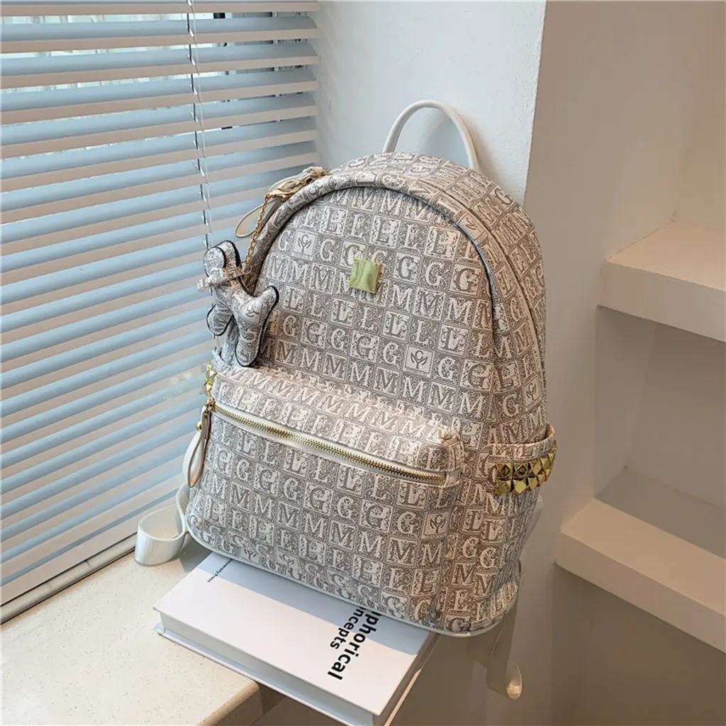 Ba lô đi học, balo đi chơi nam nữ sz40 kèm tag xinh N328 ba  lô