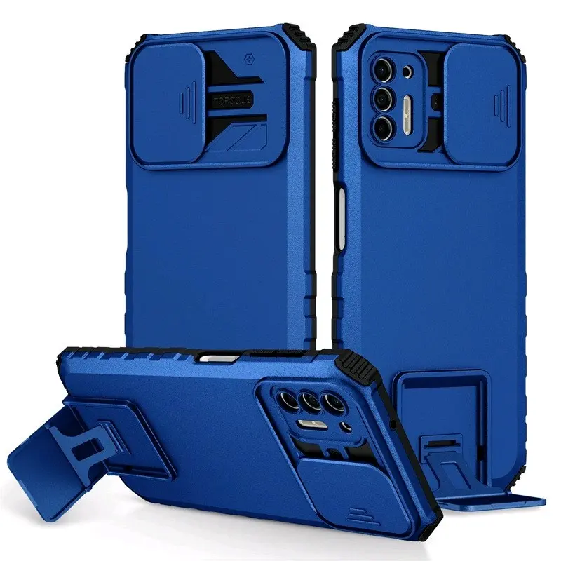 Casing OPO A1K A5S A12 A11K A7 F9 A3S A15 A15S A16 A54 A5 2020 A92020 A76 A96 Reno5 Reno64G Case Standing Auto Fokus Protector Kamera Belakang 5