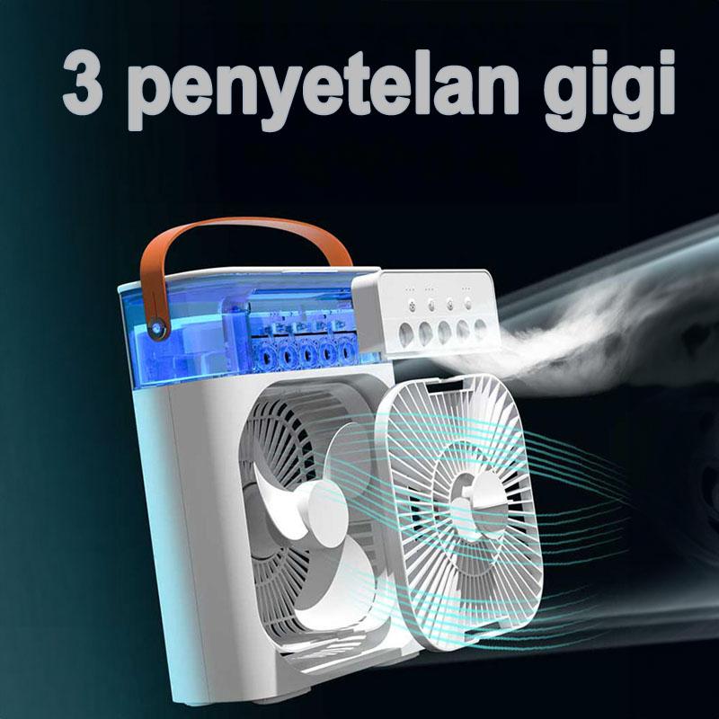 KIPAS PENDINGIN MINI AC PORTABLE AIR COOLER MOBIL DAN RUANGAN Garansi Pabrik Garansi Internasional Tipe UK Tipe IDO 60 dB Angin Led Putih 4