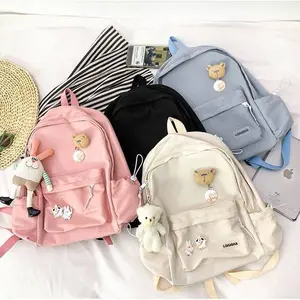 TAS RANSEL BACKPACK WANITA FASHION KOREA  5011 ANTI AIR SEKOLAH KULIAH KERJA MODEL TERBARU