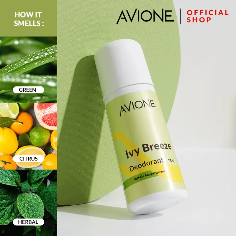 Avione Roll-On Deodorant 75 ml Mengurangi Bau Badan 5