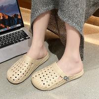 Gambar OKAIDO OFFICIAL STORE Sandal Mules Wanita Cewek Perempuan Model Korea Style Bahan Karet Eva Nyaman & Empuk - Hitam, 36 - 37 dari OKAIDO Official Store Kab. Tangerang 5 Tokopedia