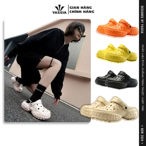 DÉP YASSIA TITAN - EVA CAO CẤP THOÁNG KHÍ, ÊM CHÂN, SIÊU BỀN - XU HƯỚNG THỜI TRANG - DÉP NAM NỮ SANDAL ĐẾ BẰNG