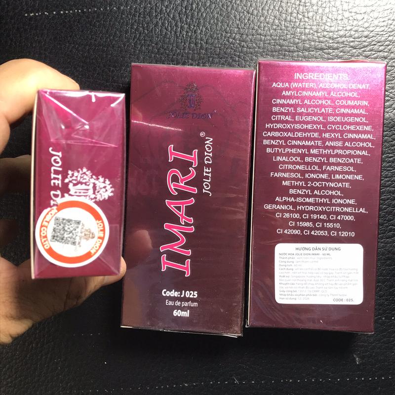 Nước Hoa Nữ Jolie Dion Imari Eau De Parfume 60ml 4