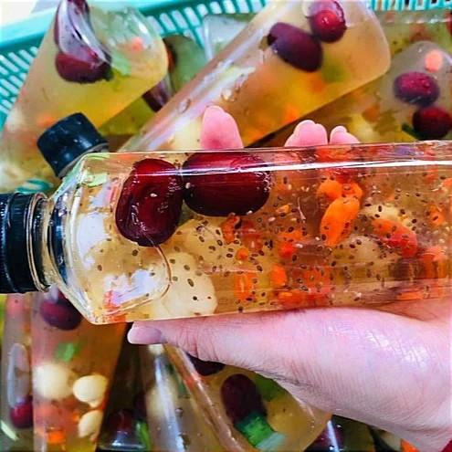 Product Introduction of chè dưỡng nhan tuyết yến 400g tặng lệ đào, hạt sen, quế hoa. 3