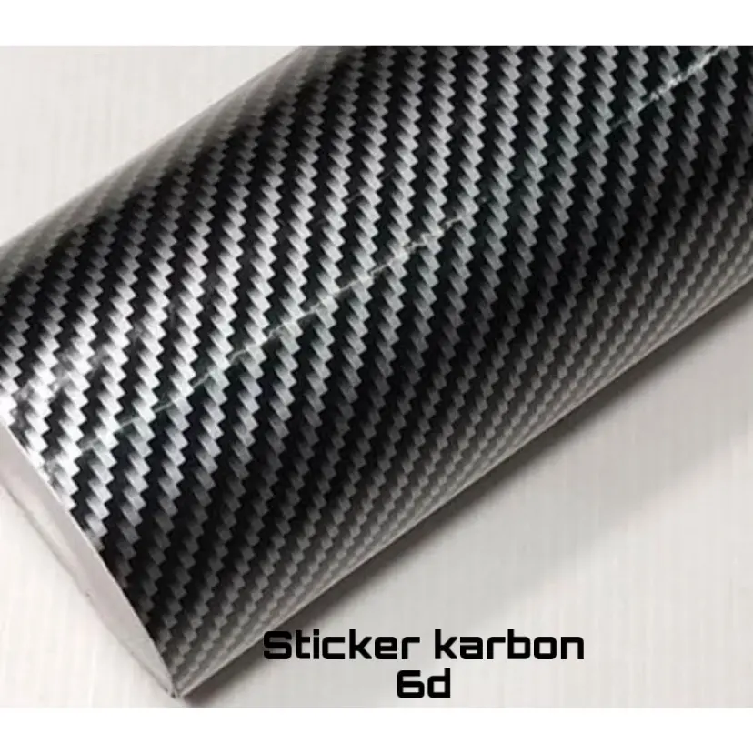 Stikermotor  bahan carbon 6D sticker mobil dan motor murah skotlet bahan karbon kevlar silver termurah