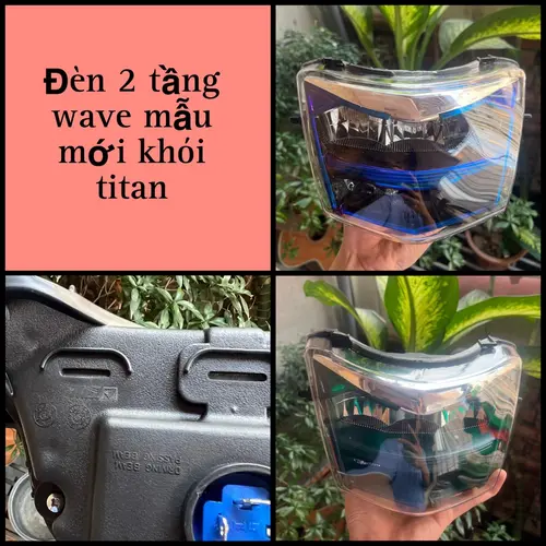 Đèn Zinpat 2 Tầng Wave Suruma 50cc 110 100 Pha Led Zimpat Zhipat