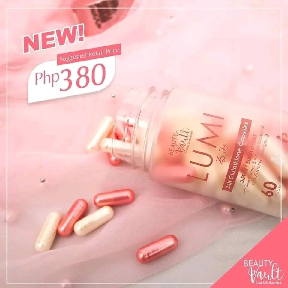 lumi glutathione philippines lumi 24hr Sun Protection Glutathione Capsule Adult with freebies