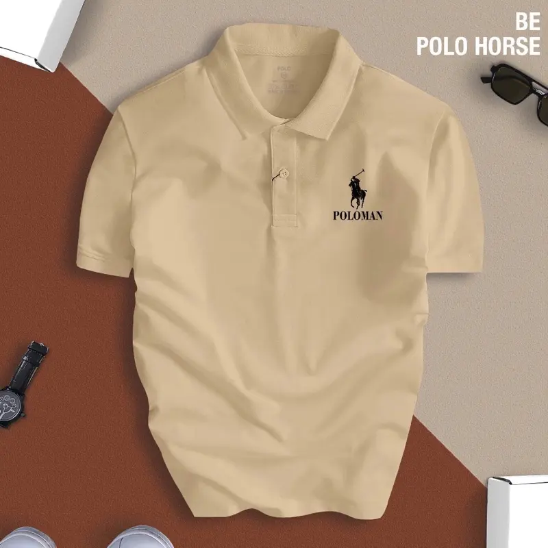 Áo Polo Nam Nữ in POLOHORSE,Chất vải CVC cá sấu Trẻ Trung,Thanh lịch 1
