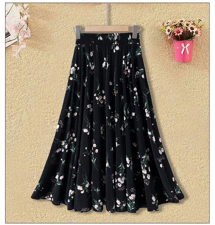 Product Introduction of Váy Mới Cho Mẹ TRUNG NIÊN, Cạp Cao Co Giãn, Thiết Kế Hoa, Thích Hợp Cho Mùa Hè, Dài Trung Bình 72 Dài, Thích Hợp Cho Múa Vuông, Chất Liệu Mỏng, 2024 22