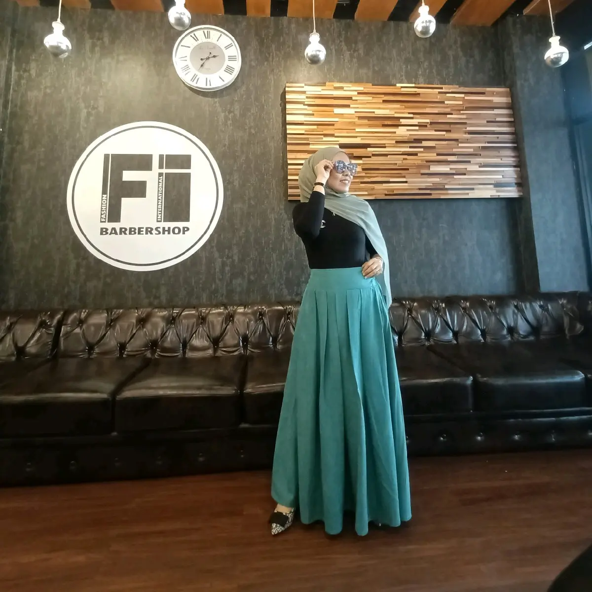 Rok Polos Panjang by Astan (WARNA HITAM TIDAK PEKAT) Maxi Wanita