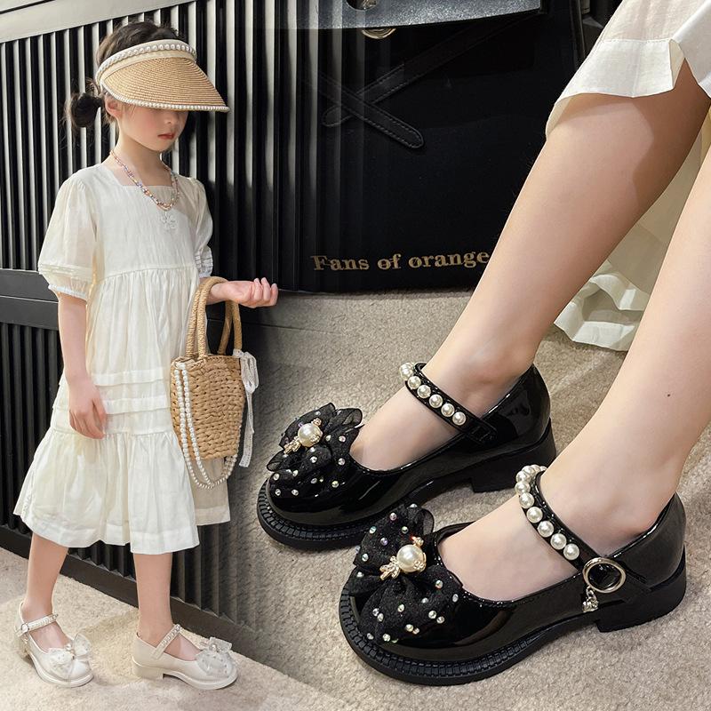 [GG35] Giay Búp Bê Nơ Gấu Kim Tuyến - Dành Cho Bé Gái - Phong Cách Hàn Quốc, Tiểu Thư - Size Từ 26 Đến 36 - Thời Trang Trẻ Em KIDS 1