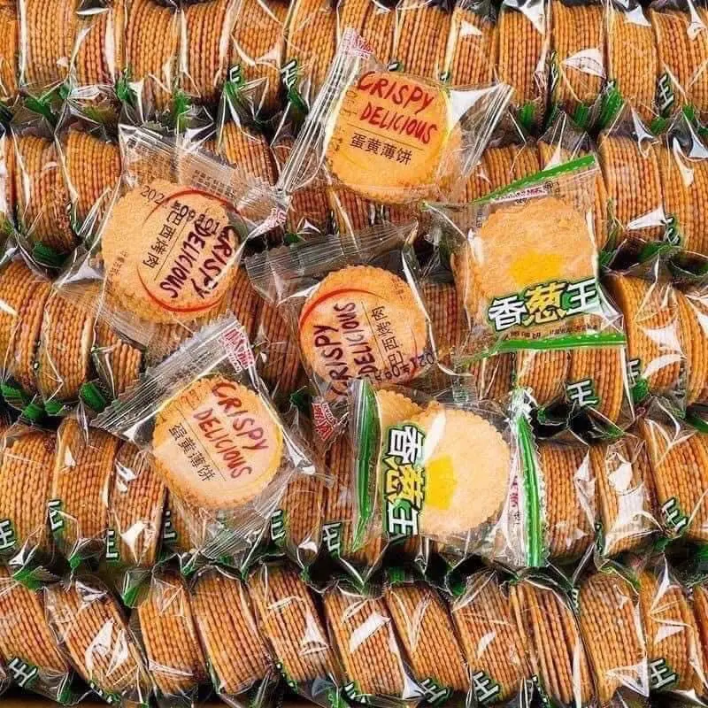 [DATE MỚI] Hộp 1kg bánh quy đồng tiền mix 3-4 vị