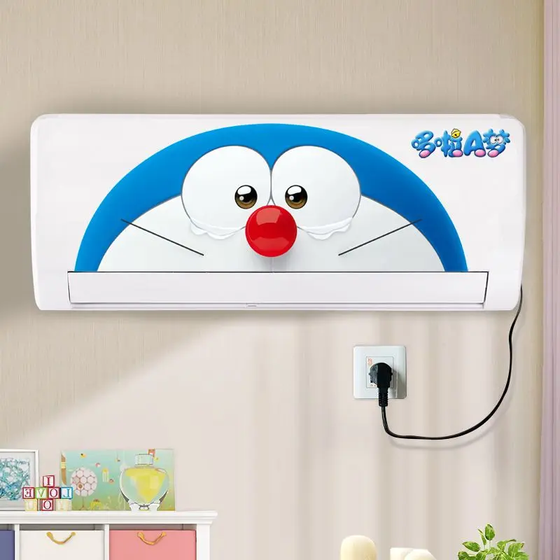Hình dán cải tạo Điều Hòa Không Khí, Thiết kế Doraemon, Treo tủ dọc, Hình dán tự dính, Thích hợp để Đồ Trang Trí phòng ngủ và tường phòng, Tranh vẽ, cho Điều Hòa Không Khí Decor