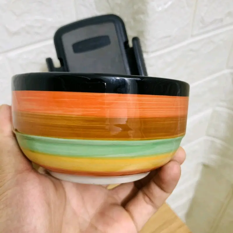 Bộ 10 Chén ăn cơm cầu vồng cao cấp 11.5 cm 2